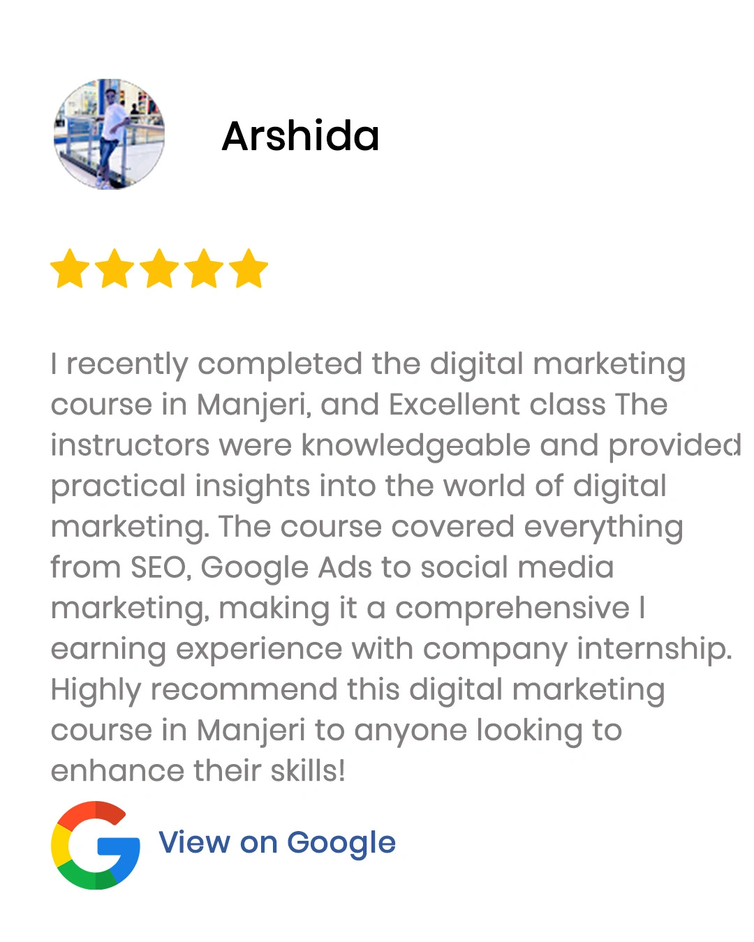 Manjeri Landing Page 49 Arshida review