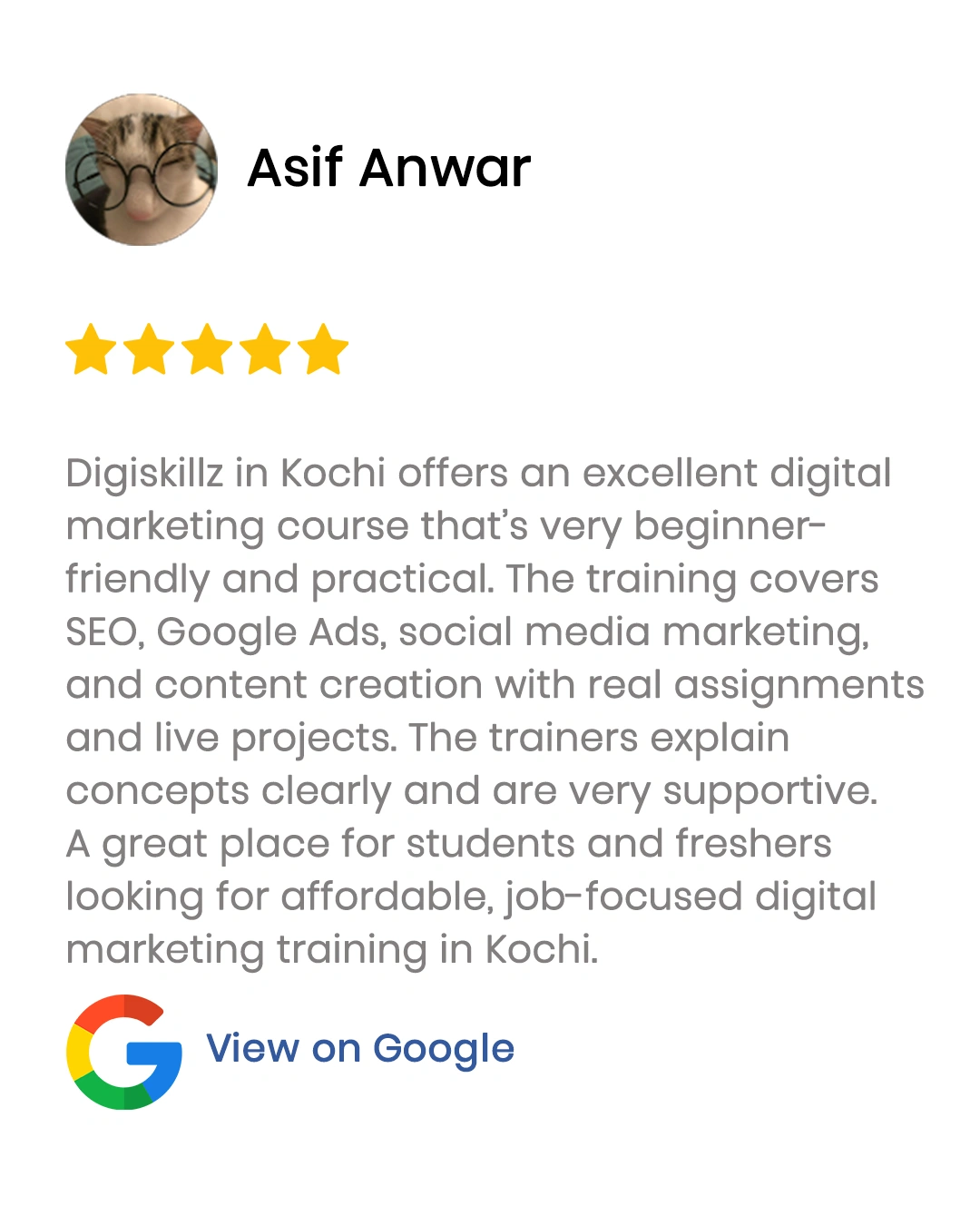 Google review kochi 5 2