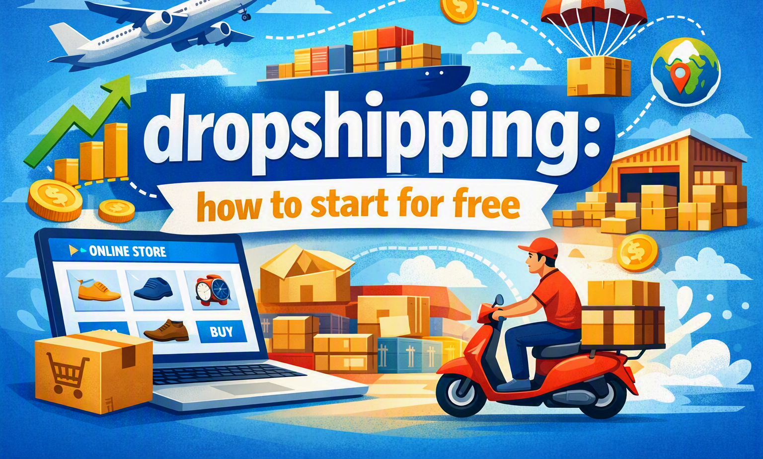 Dropshipping : How To Start For Free